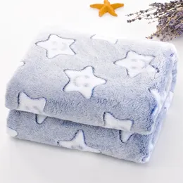 3D ziarno puszysty miękki koralowy polar Swan Animal Star Furry termiczny urodzony Swaddle Baby Deken Toddler Pedding Quilt 220523