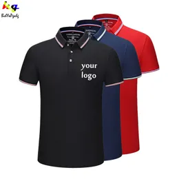 Dostosowywane koszulę z krótkim rękawem mężczyźni i kobiety z krótkim rękawem koszula polo Casual Advertising koszula 220609