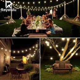 New Leds Crystal Ball MMM Solar Lamp Power Led String Fairy Lights solar Slingers Garden Christmas Decor For Outdoor J220531