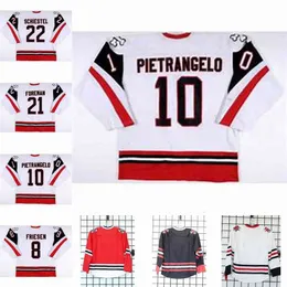 Thr Niagara Icedogs 22 Drew Schiestel 10 Alex Pietrangel 21 Foreman 8 Alex Frie Mens Womens Youth Cusotm något namn något nummer hockey tröja