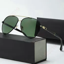 Novos óculos de sol piloto de porta -malas Homens 2022 Men vintage Men óculos de sol Retro mostrando face pequenos tons de óculos retângulo gafas de sol mujer Lunette de Soleil 5562