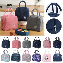 Pranzo isolato per le donne Borsa termica per bambini Borsa termica Scatola portatile Borsa per il ghiaccio Tote Food Picnic Lunch Borse per lavoro 220707