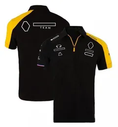 F1 Formula One T-Shirt Team Team Te-Shirt T-Shirt قصيرة الأكمام للسباق بولو قميص قميص قميص يمكن تخصيص مبيعات مباشرة