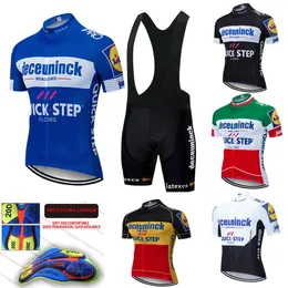 Szybki krok drużyna Jazda Jersey Gel Pad Szorty Bike Set MTB Etixxl Ropa Ciclismo Mens Pro Lato Bicykling Maillot Wear