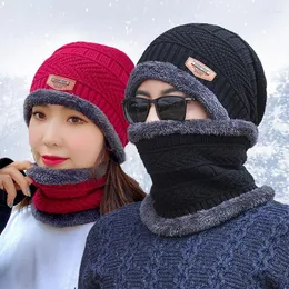 ベレットウィンタービーニーハットボアマンネンゲブライドマッツキャップvrouwen dikke wollen sjaal masker motorkap hoeden setberets elob22