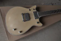 Sechssaitige E-Gitarre in Log-Farbe. Wir können verschiedene Gitarrenstile anpassen