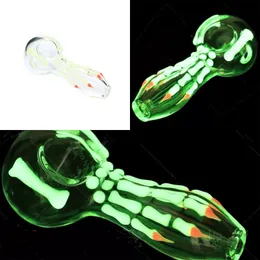 Vintage Wholesale dark Dragon Claw Glow In The Dark Glass pipe Bong Water Hookah Smoking pipe Oil Burner Dab Rigs can put customer logo by dhl ups