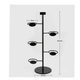 Hooks Rails Multifunktion Metal Cup Rack Cola Drink Shop Ads Beverage Paper Plastic Holder Table Display Shelveshooks