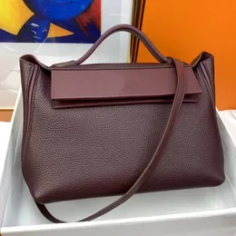 Borsa tote da donna in vera pelle 10A borsa a tracolla a mano borsa a mano di design di lusso fatta a mano classica linea di cera in pelle TOGO Re-incisa di alta qualità