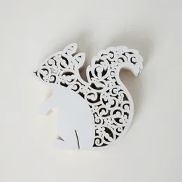 50Pcs Laser Cut Squirrel Name Place Cards Table Bar Mark Wine Glass Topper Wedding Party Decor Hummingbird P68470