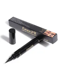 2 in 1 Eyeliner Stamp Liquid Eye Liner Matita Waterproof Long Lasting Black Eyeliner Pen Trucco occhi professionale