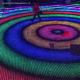 50x50 cm Ultra-cienkie wideo LED LED Digital Dance Floor Kolorowe oświetlenie