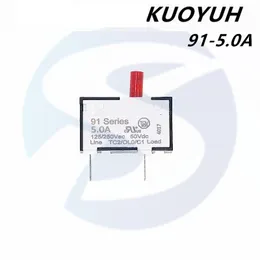 2Pcs KUOYUH 91 Series 5.0A Misuratore del motore dell'interruttore di sovracorrente con protettore di piccola corrente