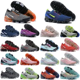 2019 Chaussures Moc 2 Laceless Running Shoes 트리플 블랙 디자이너 남성 여성 스니커즈 플라이 화이트 니트 쿠션 트레이너 Zapatos 2022