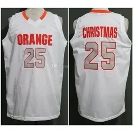 Nikivip Syracuse Orange College Rakeem rojo Navidad # 25 Retro Baloncesto Jersey Hombres Cosido Número personalizado Nombre Jerseys