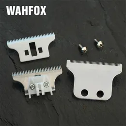 Wahfox Pro Barber Trimmer Detailer Blades för 8081 Professionell hårklippers ersättning Stål och keramiskt T -skär 220712