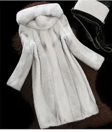 Pelliccia da donna Faux Visone Cappotto di lusso reale Cappotti naturali femminili 2022 Giacca invernale da donna Giacche lunghe coreane Chaqueta Mujer MY4003 S