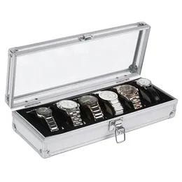 6 12 griglie orologio per orologi Display Display Dureble Packaging Gioielli Organizzatore di stoccaggio della raccolta di gioielli 220624
