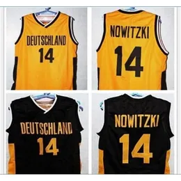 Chen37 Goodjob Männer Jugend Frauen Vintage #14 DIRK NOWITZKI TEAM DEUTSCHLAND DEUTSCHLAND Basketballtrikot Größe S-6XL oder benutzerdefiniertes Trikot mit beliebigem Namen oder Nummer