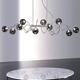Kolye lambaları Nordic Lighting Magic Bean Chandelier Modern Minimalist Stil Yatak Odası Yaratıcı Yemek Odası Atmosfer Lightingpendent
