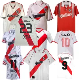 Retro Classic 1986 1987 1995 1996 1997 1998 1999 1999 River Plate Soccer Jerseys Caniggia Falcao Ortega Gallardo Crespo Football Shirt