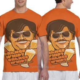 メンズTシャツ男性Tシャツオレンジホイップ女性全体のオーバープリントファッションガールTシャツ少年トップスティーショートスリーブTシャツ