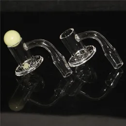 Raucherzubehör Quarz-Banger mit Carb-Kappe, Terp-Perlen, 14 mm, männlich, weiblich, Cyclone-Spinning-Terp-Slurper-Banger, kuppelloser Nagel für Dab Rig