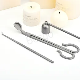 Aromatherapy Candle Wick Scissors Stainless Steel Extinguish Candle Cover Hook Tool Candles 3 Pcs/Set Prune Tools Accessories BH6599 WLY