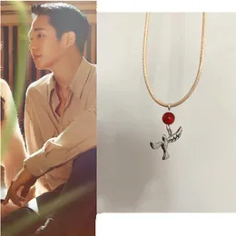 Ketten 925 Silber Schneeglöckchen Same Jung Hae In Pigeon Koreanisches Drama Halskette 2022 Glücksschlüsselbeinkette für Männer Frauen Geschenkketten