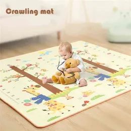 Playmat Baby Play Mat Toys For Children's Mat Rug Kids Developing Mat Rubber Eva Foam Play Puzzles Foam Carpets Drop 210402