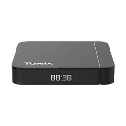 TANIX W2 android 11 tv box amlogic s905W2 QUAD CORE 2gb ram 16gb rom 2.4g/5ghz dual wifi bt smart 4K