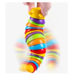 Children's Fidget Toy Caterpillar Slug Puzzle Tricky Symulacja Decompression Vent Toys W3