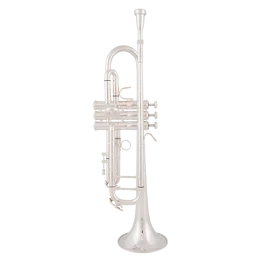 Trompet Profesyonel Seviye Gümüş Kaplama Trumpete Orijinal Mavi Kutu Yüksek Kaliteli Müzikal