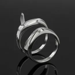 Self Designers Steel Defense Ring Личные украшения Мужские женские аварийные Wolf Brass s HYGT