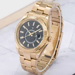 Erkekler Otomatik Mekanik Saat 42mm 904L Tam Paslanmaz Çelik Suya Dayanıklı Safir Aydınlık Takvim Moda Stili Saatler Montre De Luxe