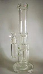 VINTAGE SYN Glass Bong Water Smoking Pipe 14inch 7mm can put customer logo by DHL UPS CNE
