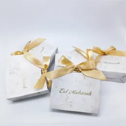 Eid Mubarak Candy Box Sett Paper Gift Bag Party Favor Favor Favor