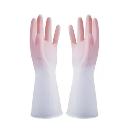 Kitchen Dishwashing Gloves Waterproof Rubber Clean Durable Dish Washing Clothes Gloves Cleaning Housework Chores Glove HY0443