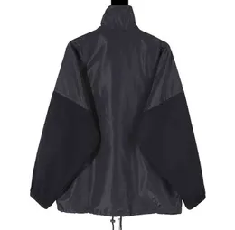 2022 Fashion Brand Classic Patchwork Coat мужская и женская свободная повседневная ветряная водонепроницаемая куртка студент -тренд