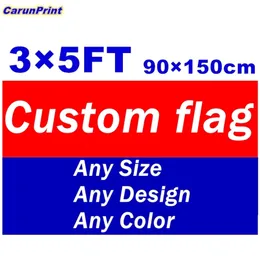Flaga niestandardowa druk drukowania 3x5 stóp latanie 100D reklama poliestrowa dekoracja