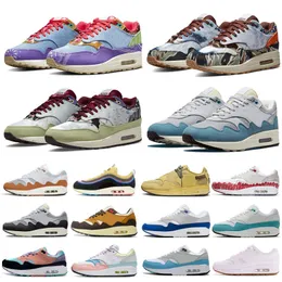 87 Men Casual Shoes Designer Women Shoes 1 Patta x Monarch White Black Sean Wotherspoon UNC Blue TS Saturn Gold Icons Anniversary Royal 87s Tainers Sportowe trampki