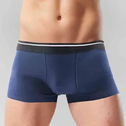 Biancheria intima sexy da uomo 2022 Boxer da uomo in cotone U Marsupio convesso Mutandine da uomo Boxer traspirante puro Pantaloncini a vita media Pantaloncini da bagno da uomo G220419