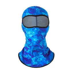 屋外ハイキングライディングフェイスマスク帽子防風防塵防止防止アンチサンバーン戦術的なミリタリックヘルメットライナーフルビーニー