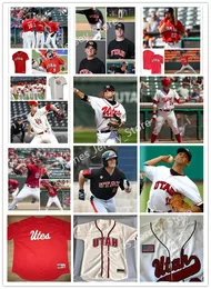 2022 NCAA Custom UU Stitched College Baseball Jersey 39 Gabe Singer 1 Zane Skansi 37 Zach Toglia 12 Bransen Kuehl 2 Brock Rudy 35 Matthew Sox 36 Randon Hostert TRIKOTS