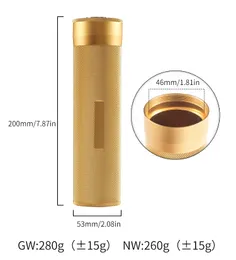 Bold cigar moisturizing tube three five with humidifier hygrometer set cigar cylinder cigar tube aluminum large