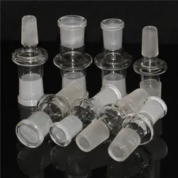 14mm 18mm Glass Bong Adapter tjock Pyrex Hookah Male Adapter Pipe Female Bongs Adapter Drop -Down Converters For Oil Rigs Röker Vattenrör