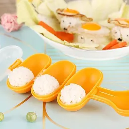 2Pcs/Set Baking Moulds Creativity Rice Ball Molds Sushi Mold Makers DIY Sushi Maker Onigiri Kitchen Sushis Making Tools Bento Accessories
