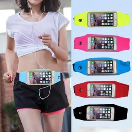 Waterproof Running Waist Bag Phone Cases Touch Screen Pocket Outdoor Jogging Cycling Adjustable Pack Purse Sport Belt Bag