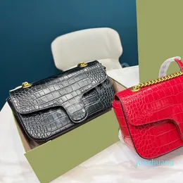 Designer -Sacos de ombro de moda das mulheres Bolsa de corrente delicada de alta qualidade Cross Body Clássico bolsa de bolsa de compras Cartão de carteira 2 cores