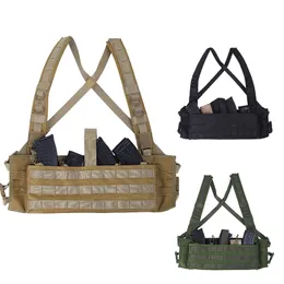 Combat Assault Molle Vest Camouflage Tactical Chest Rig Outdoor Sports Airsoft Gear Molle Pouch Bag Carrier No06-044